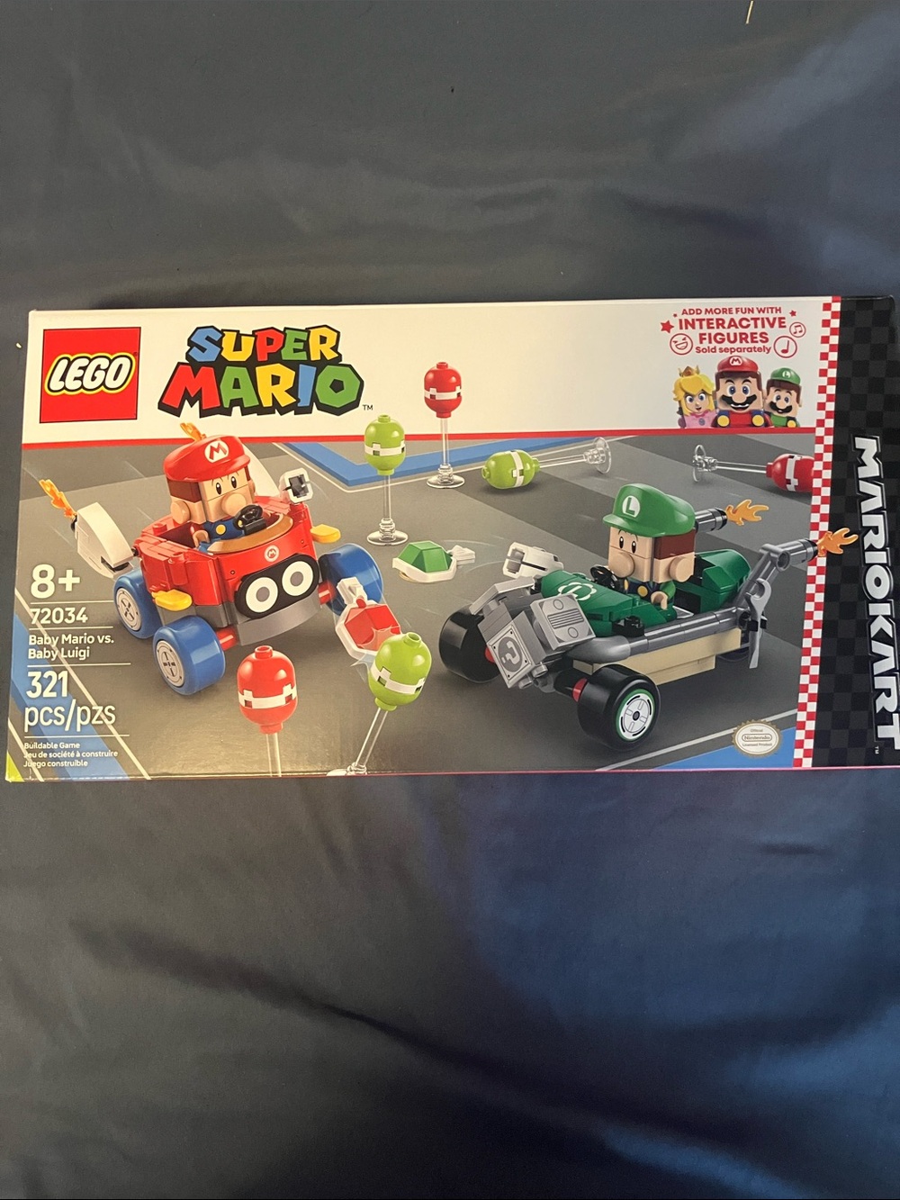 Lego Super Mario Racing Karts with Mario and Luigi Mini Karts